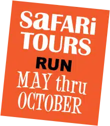 safari tours run may thru oct