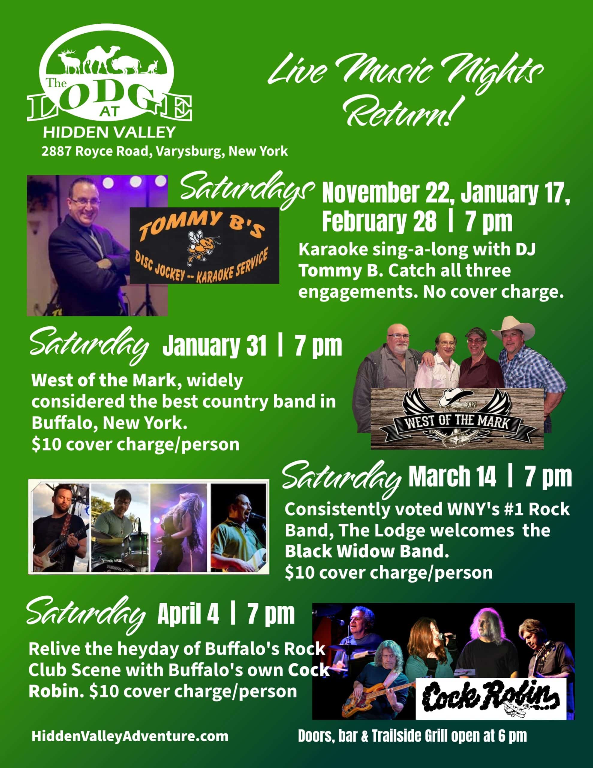 Live Music Nights Flyer